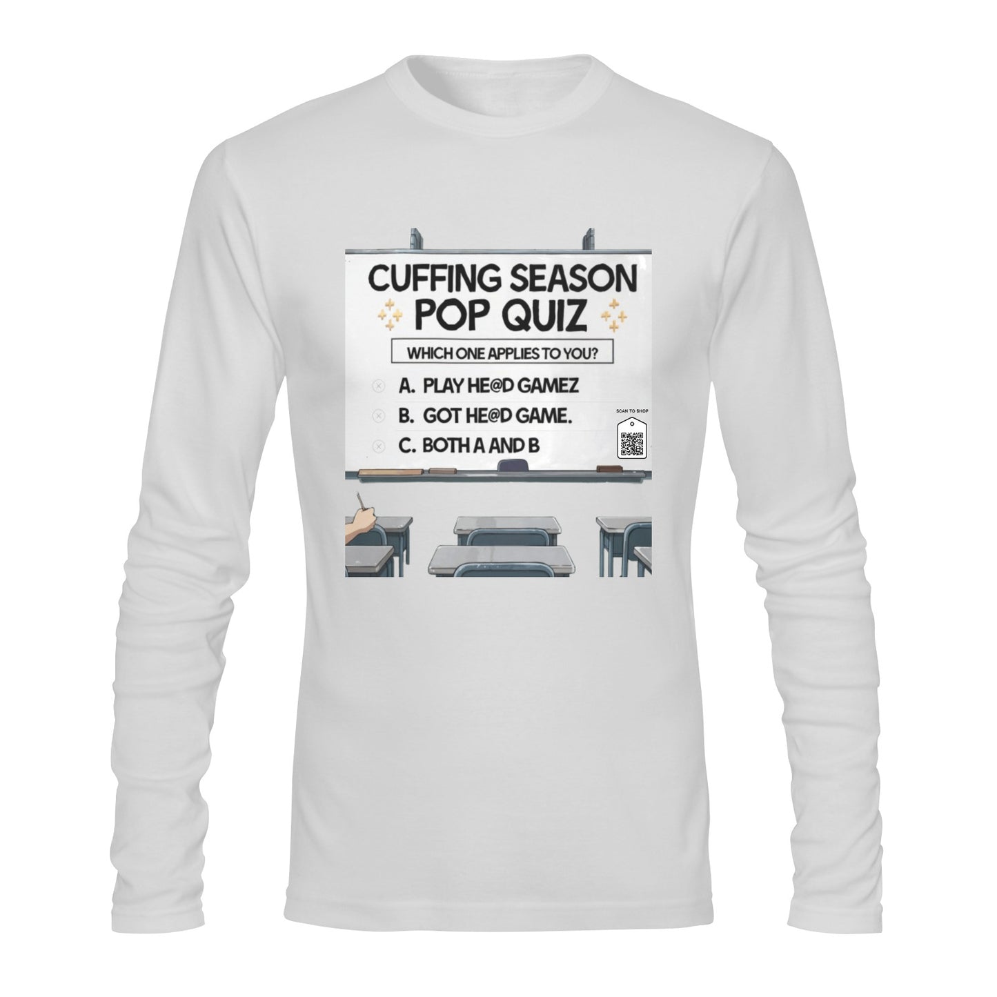 Balense.net Cuffing season novelty, Men's Long sleeve T-shirt