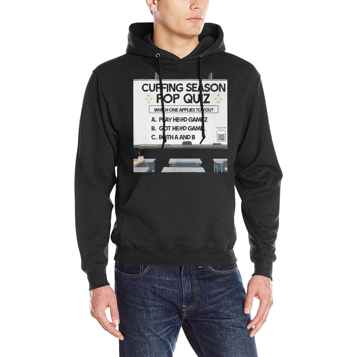 Balense.net Cuffing Season Quiz novelty 100% Cotton Classic Hoodie