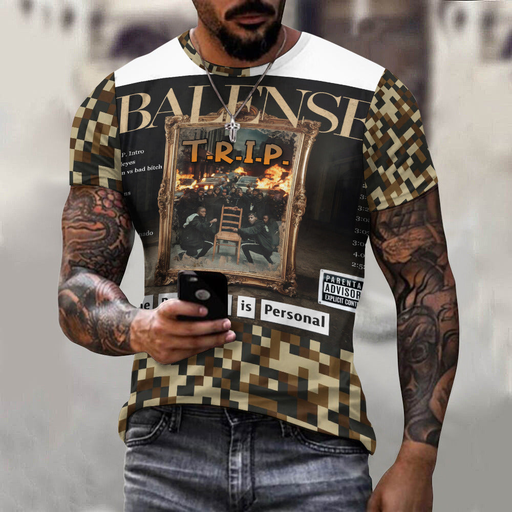 T.R.I.P. Albumcover Pixlated Tee Mens