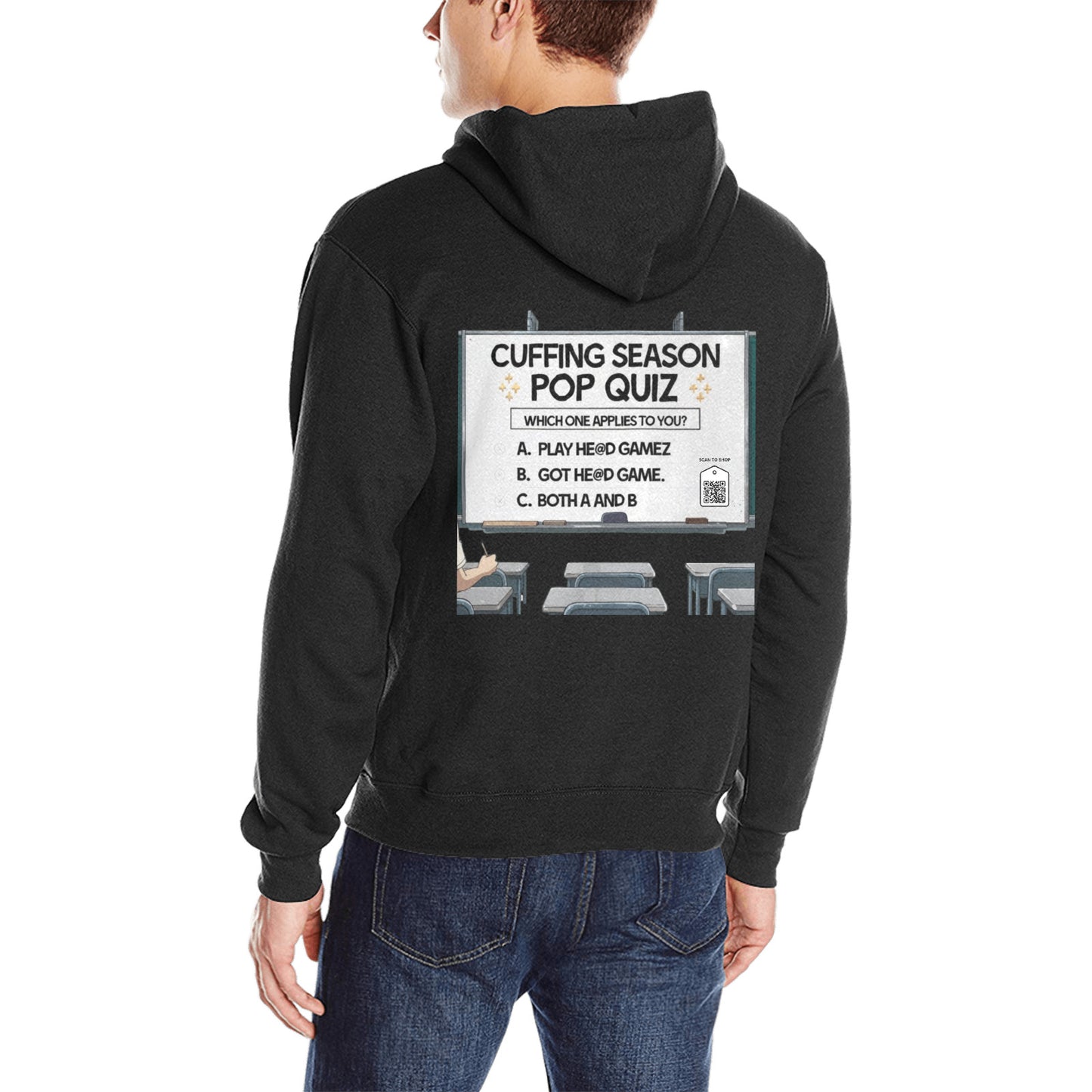 Balense.net Cuffing Season Quiz novelty 100% Cotton Classic Hoodie