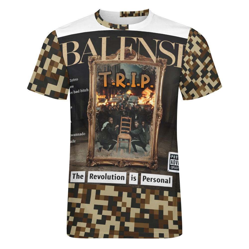T.R.I.P. Albumcover Pixlated Tee Mens