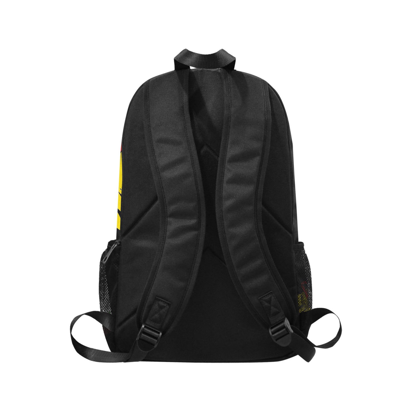 Revel’n in Melanin Fabric Backpack with Side Mesh Pockets