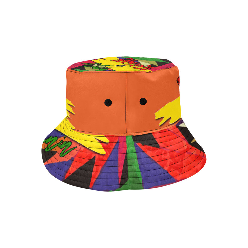 Revel'n in Melanin All-Over Print Bucket Hat