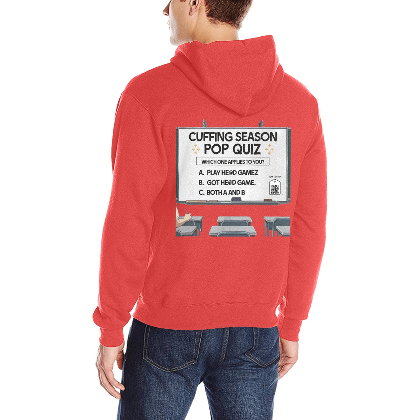 Balense.net Cuffing Season Quiz novelty 100% Cotton Classic Hoodie
