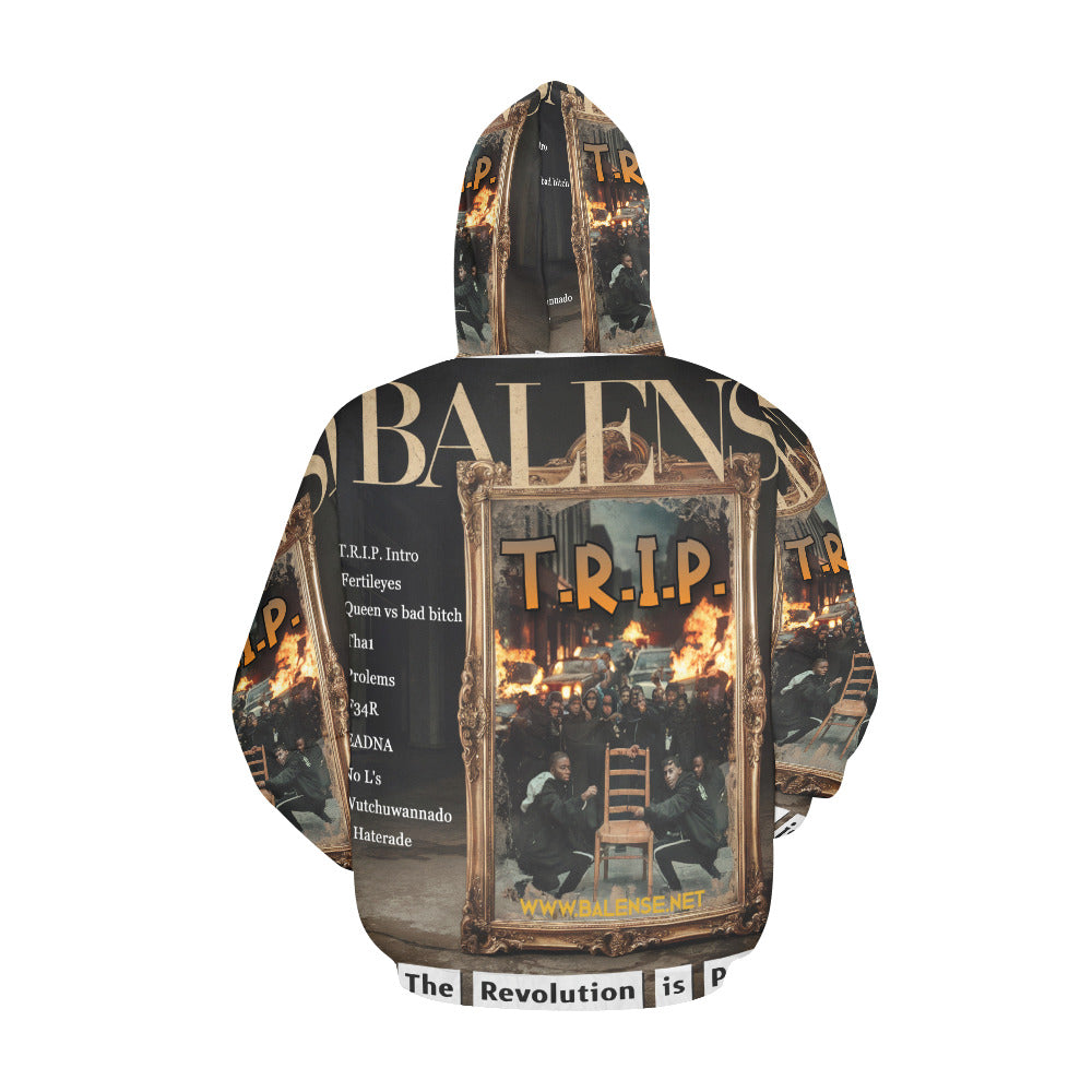 Balenses.net T.R.I.P. Album Cover Fleece Hoodie