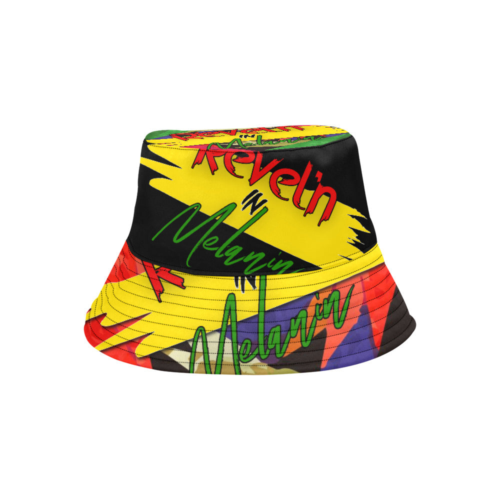 Revel'n in Melanin All-Over Print Bucket Hat