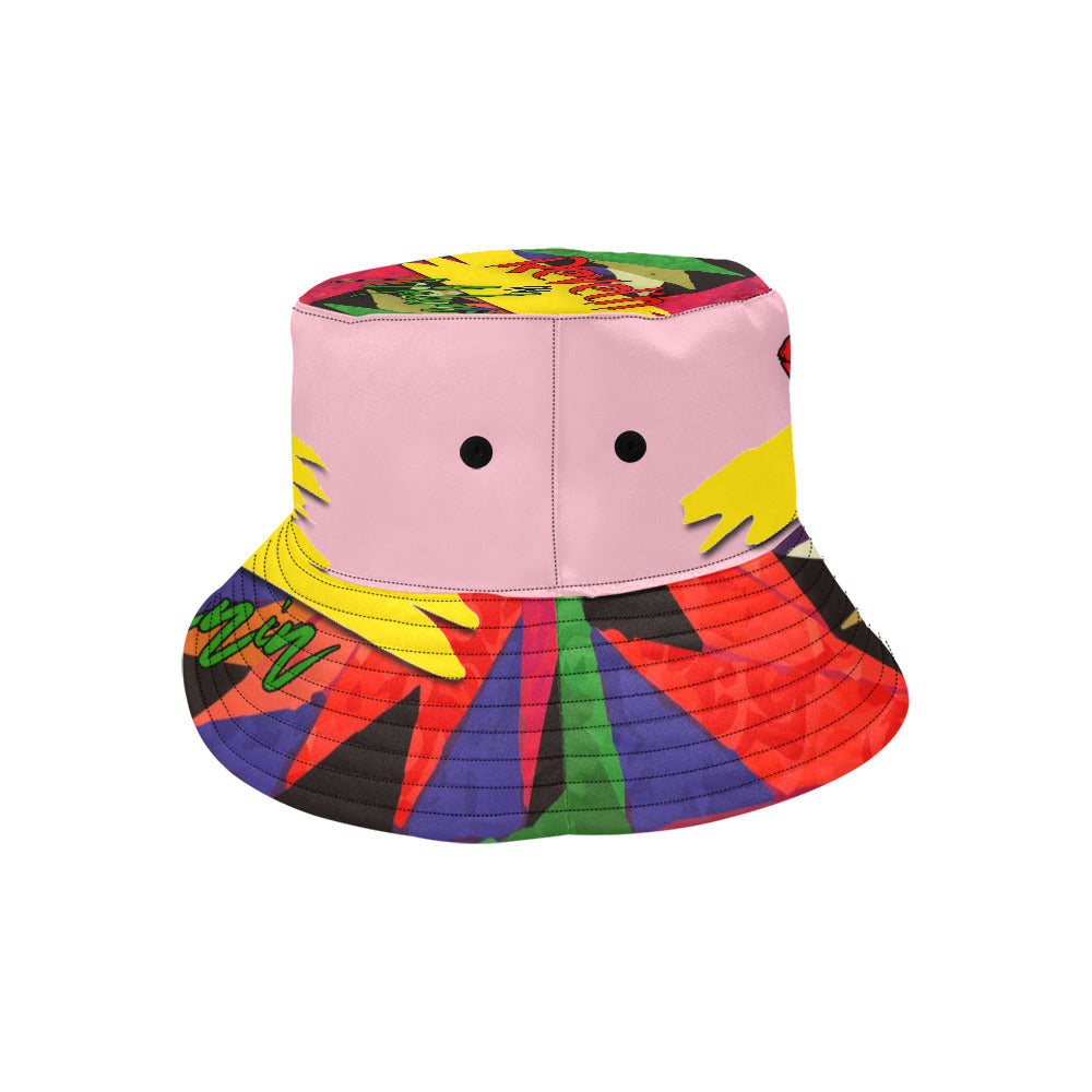 Revel'n in Melanin All-Over Print Bucket Hat