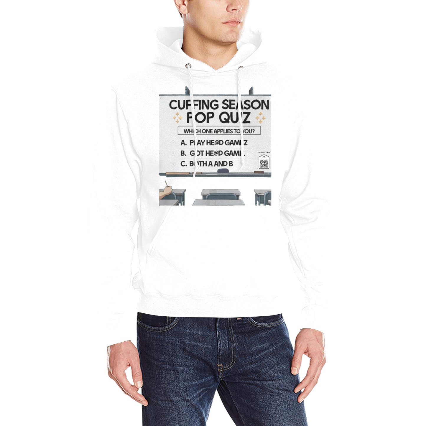 Balense.net Cuffing Season Quiz novelty 100% Cotton Classic Hoodie