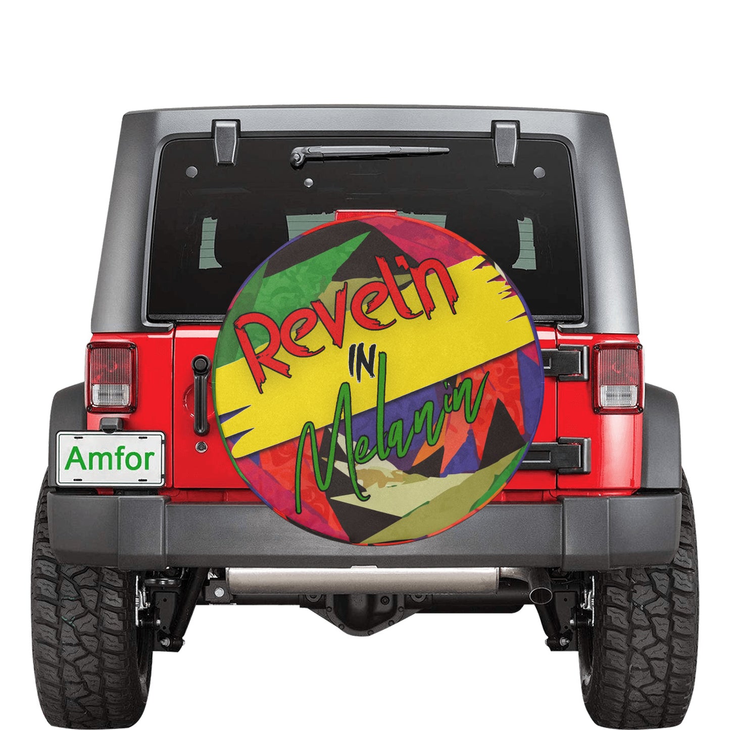 Revel'n in Melanin Spare Tire Cover(Large)(17")