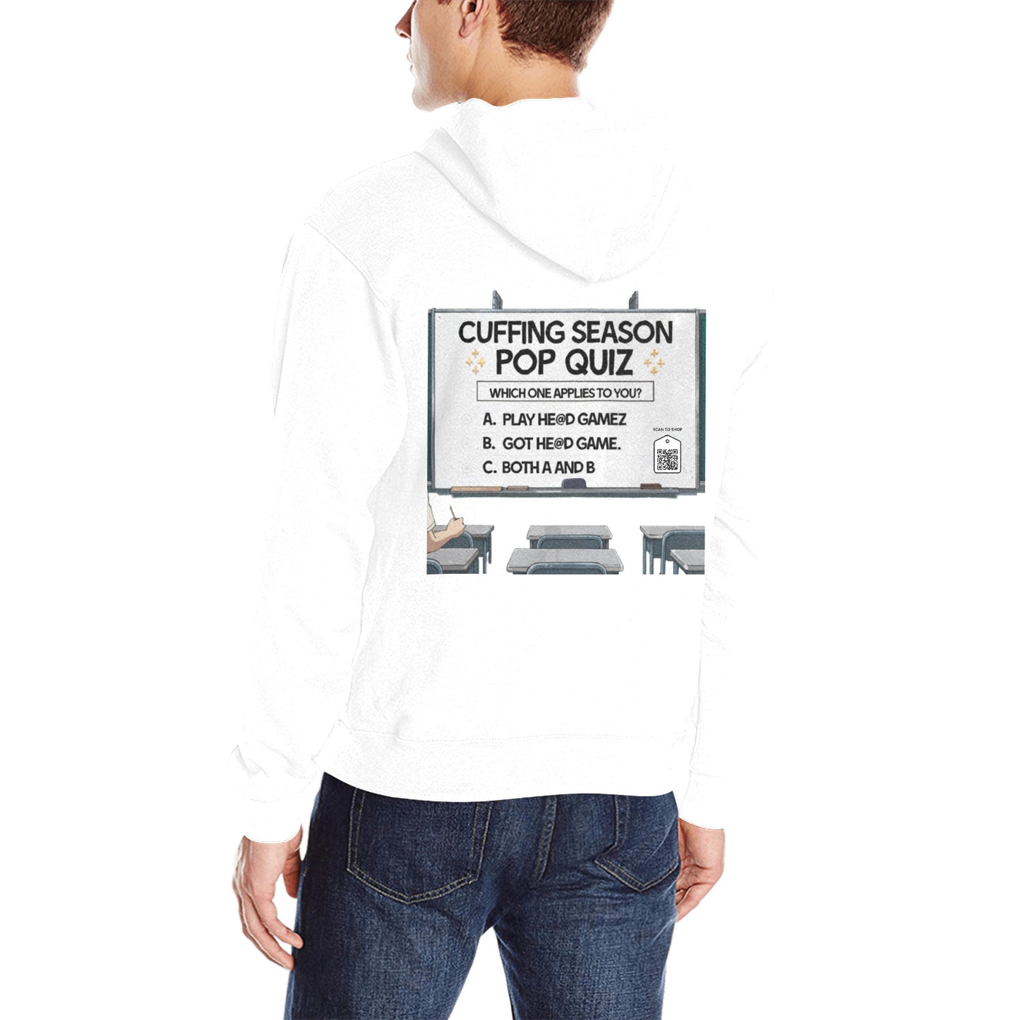 Balense.net Cuffing Season Quiz novelty 100% Cotton Classic Hoodie