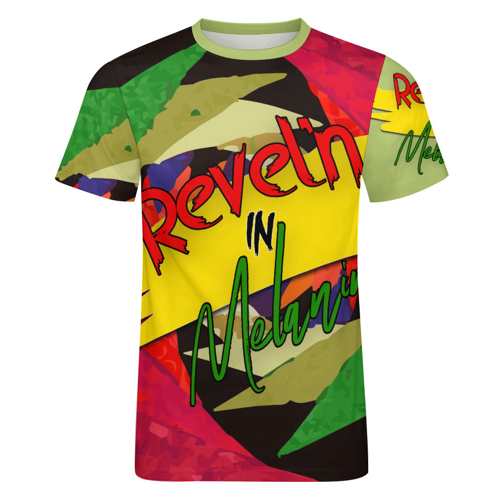 Revel'n in Melanin Men's Cotton T-shirt
