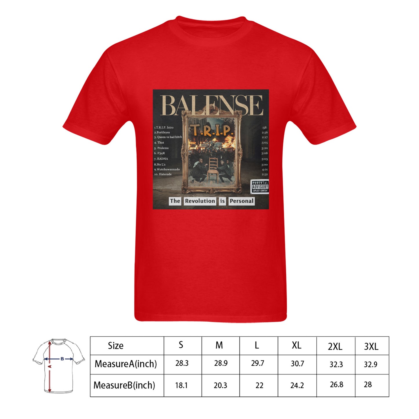 T.R.I.P. Album Cover T-shirt 100% Cotton