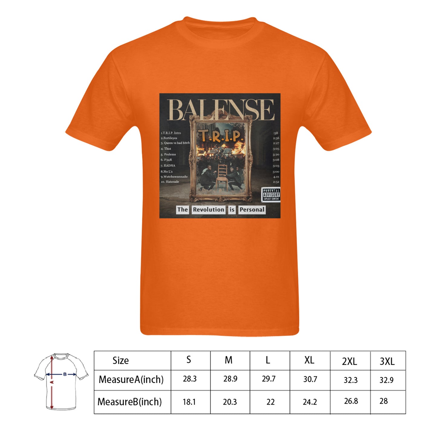 T.R.I.P. Album Cover T-shirt 100% Cotton