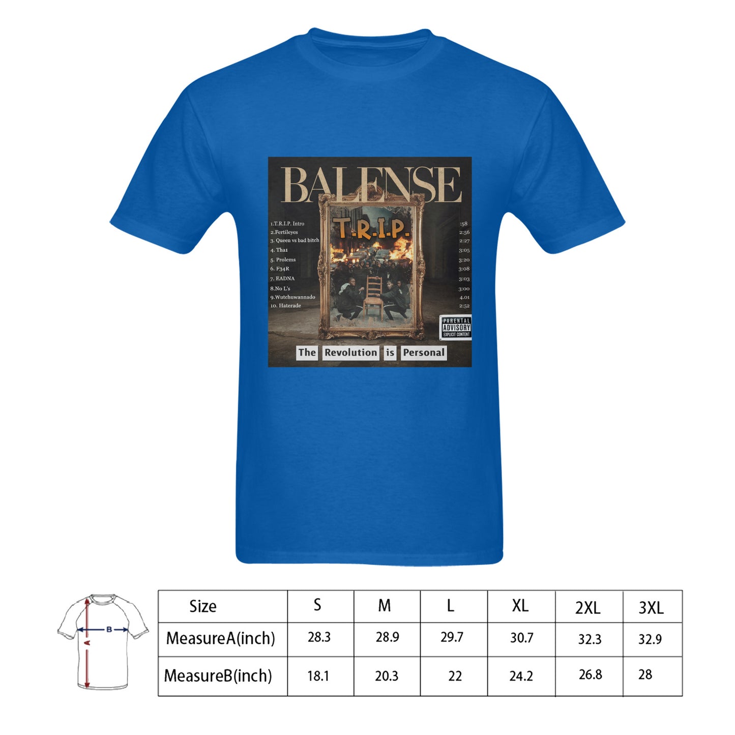 T.R.I.P. Album Cover T-shirt 100% Cotton