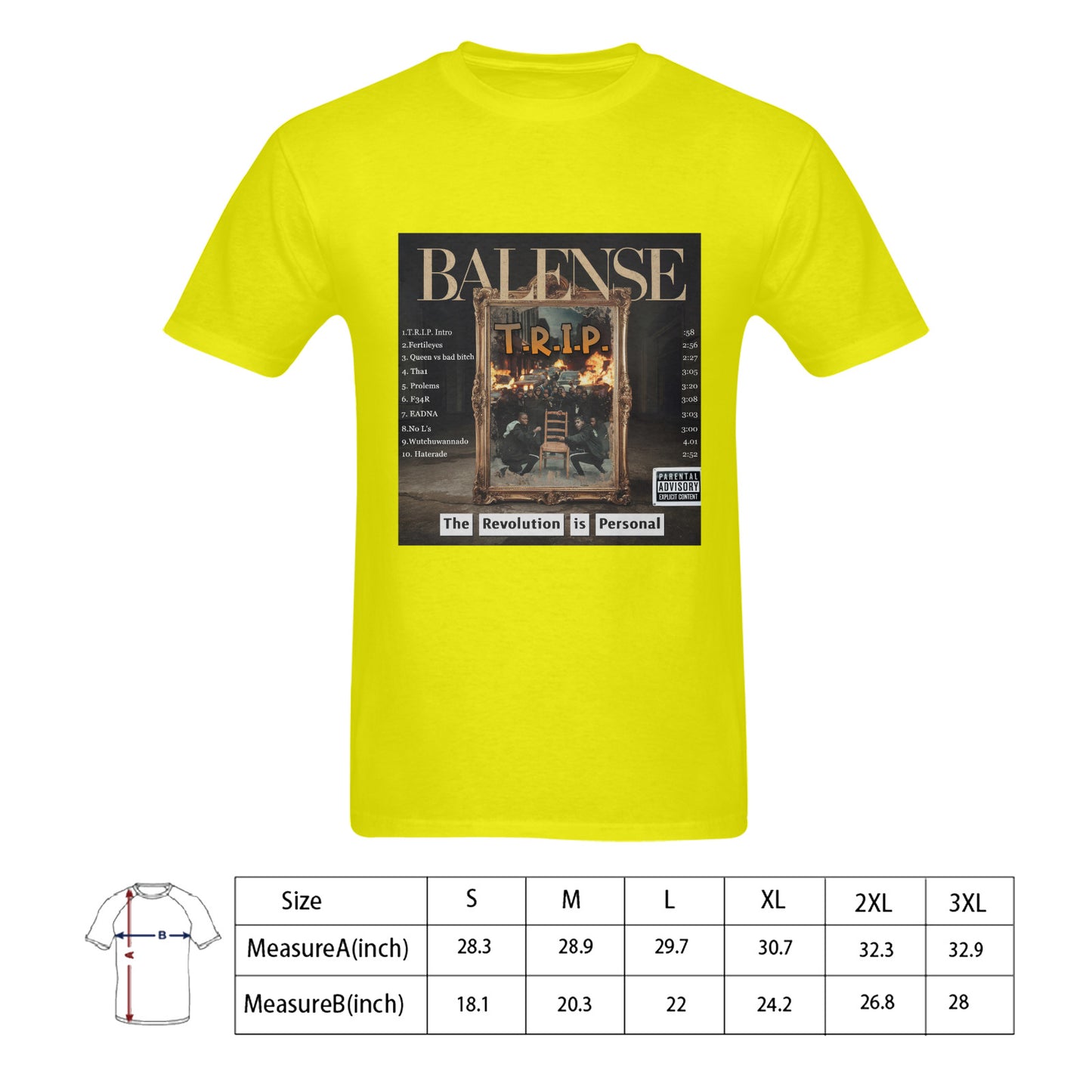 T.R.I.P. Album Cover T-shirt 100% Cotton